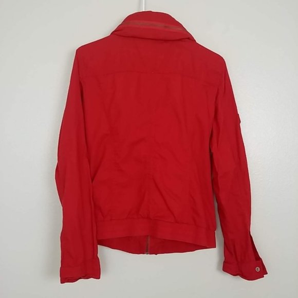 Garage Cotton Zip-Out Hoodie Jacket Red L #3753 - Picture 4 of 7